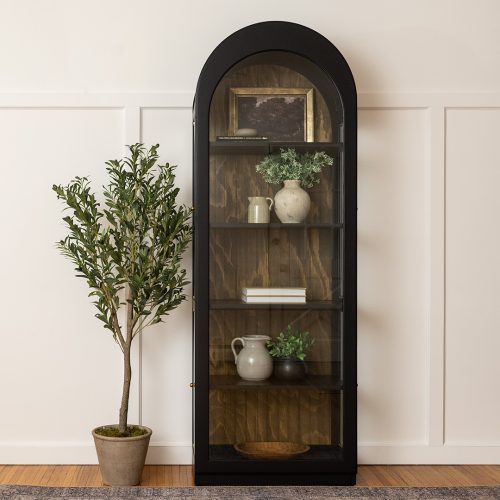 Arched Curio Cabinet