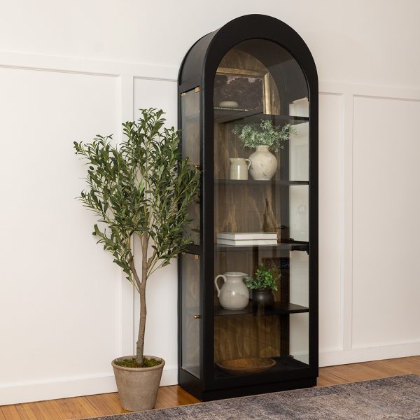 Arched Curio Cabinet - Image 3